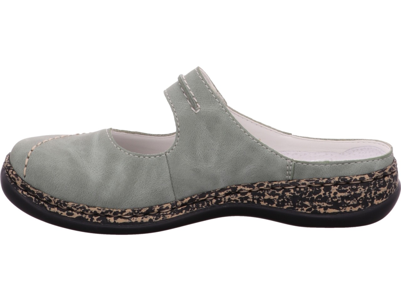 RIEKER Klassische Sandalen grün RIEKER 46374-52