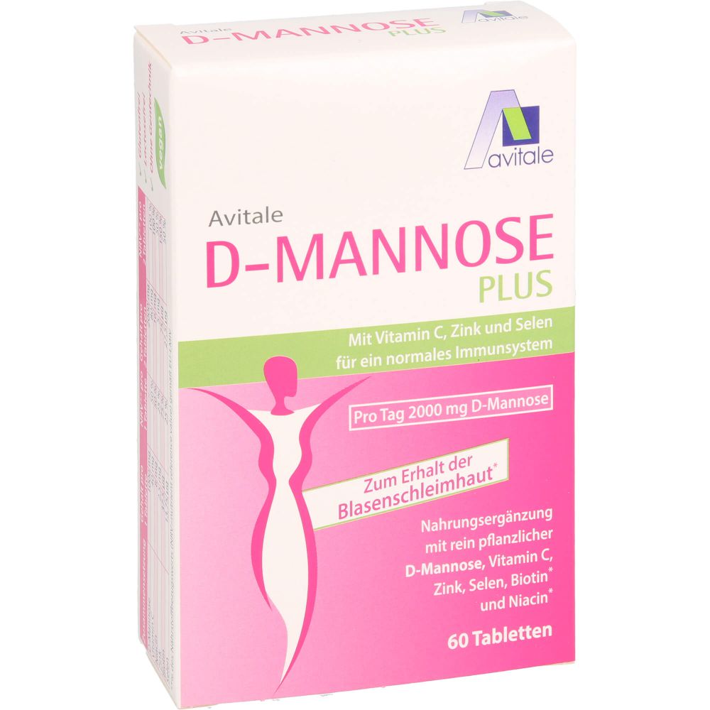 D-MANNOSE PLUS 2000 mg Tabl.m.Vit.u.Mineralstof.