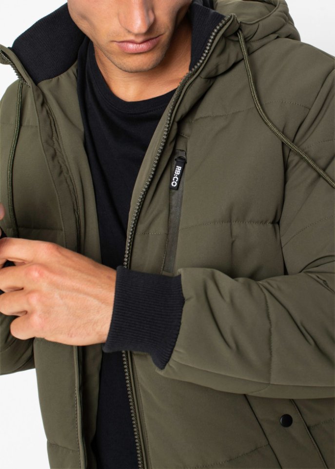 Steppjacke mit recyceltem Polyester
