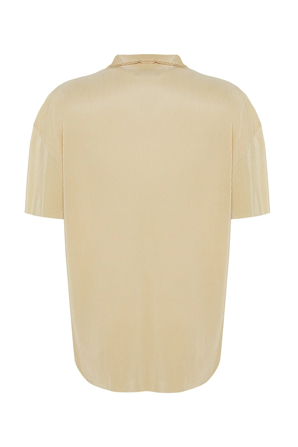 Trendyol Collection  Hemd - Beige - Relaxed Fit