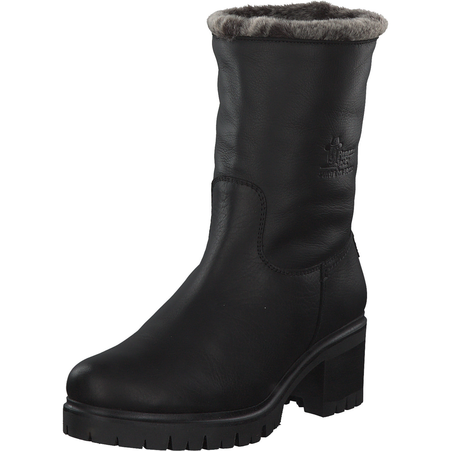 Panama Jack Piola B, Winterstiefel, Damen, Schwarz (Negro/Black)