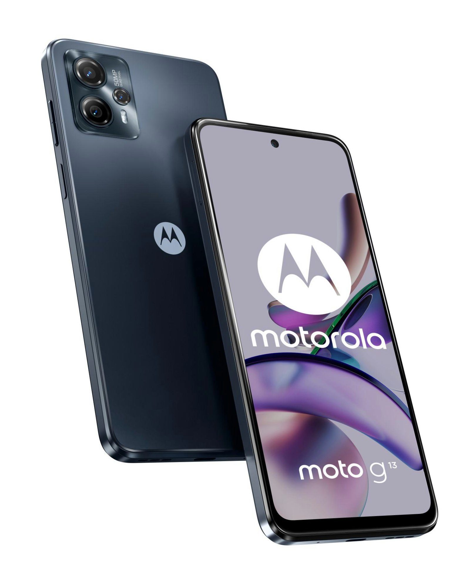 Motorola Moto G13 Smartphone (16,56 cm/6.5 Zoll, 128 GB Speicherplatz, 50 MP Kamera, 18W Schnellladen, IP52, Fingerabdrucksensor)
