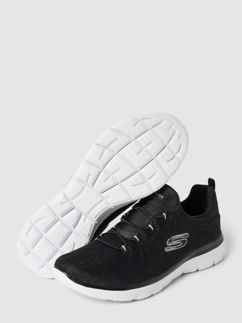 Sneaker mit Label-Details Modell 'SUMMITS' in schwarz