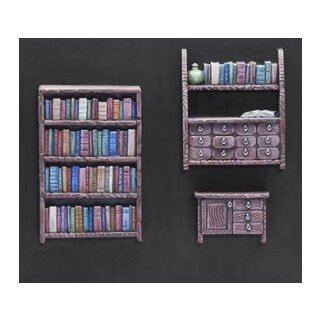Bücherregal & Kommoden Set (3)