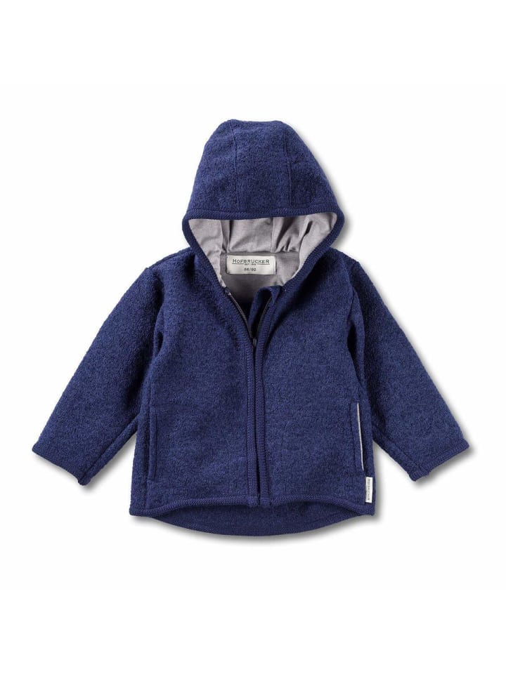 Hofbrucker Wollwalk Jacke in Blaubeere günstig kaufen 86/92