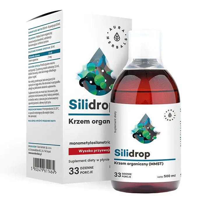 Aura Herbals Silidrop organski silicij (MMST), tečnost