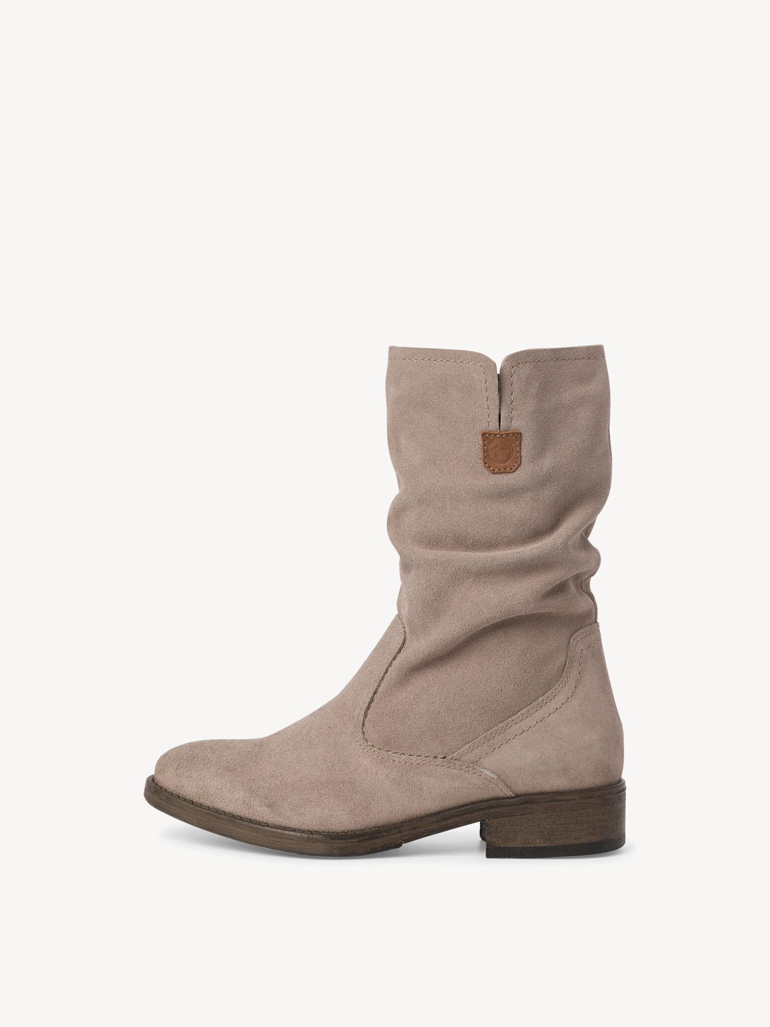 Bottine en cuir - marron