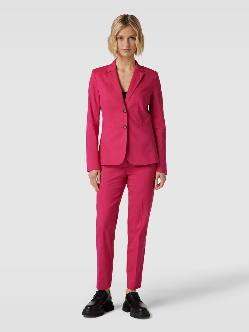 Blazer mit Reverskragen in pink