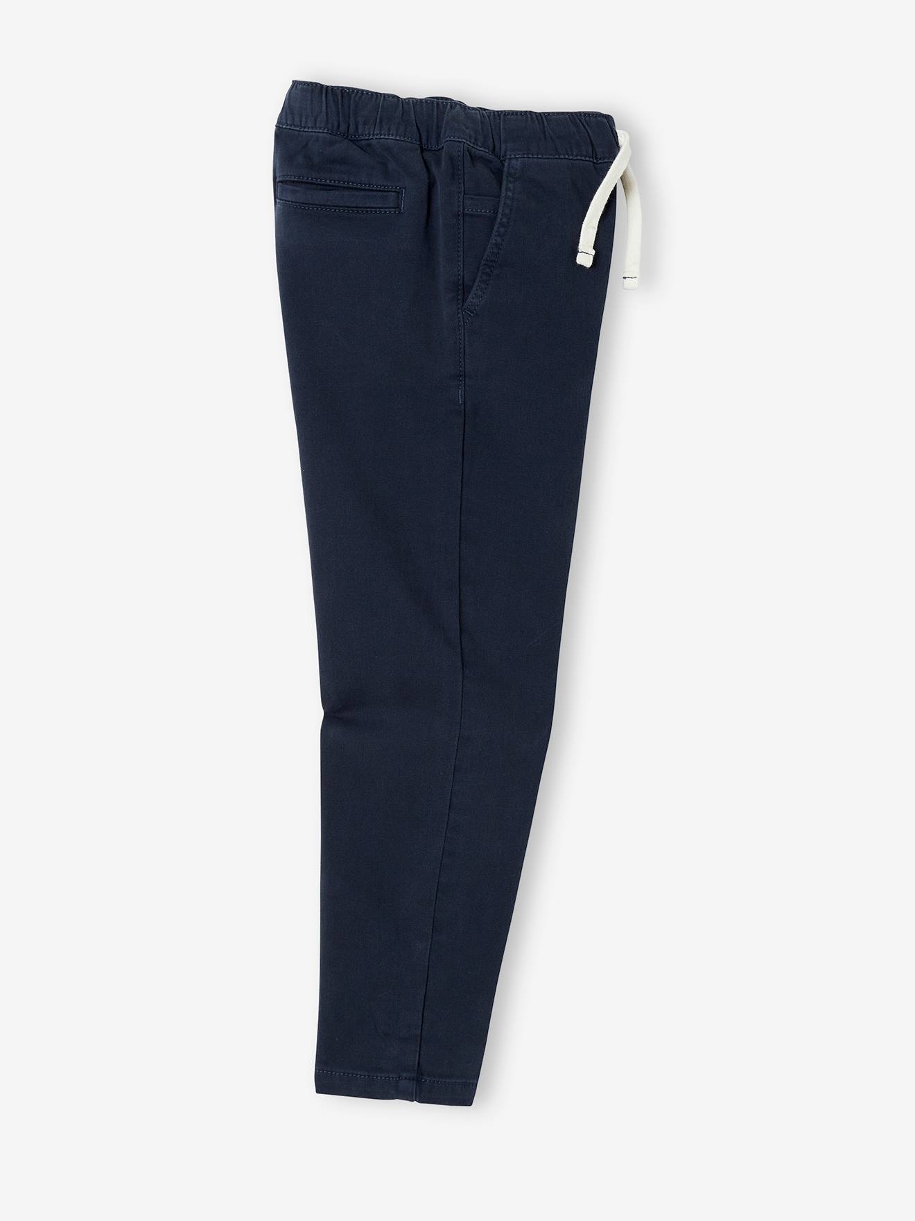 Vertbaudet Jungen Chinohose mit Schlupfbund Oeko-Tex - grün