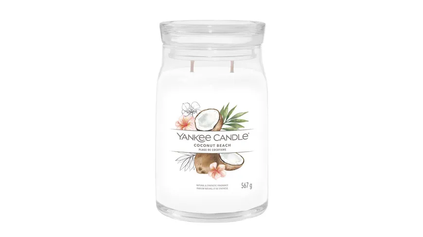 Yankee Candle Duftkerze Signature Large Jar Coconut Beach Coconut Beach