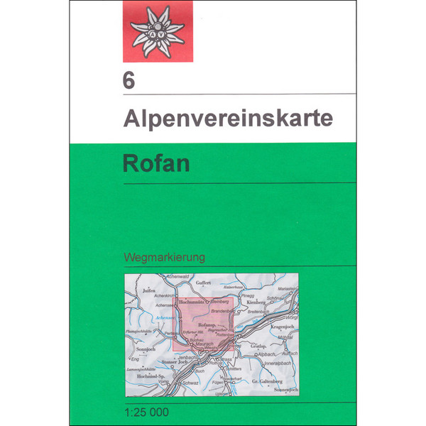 DAV 6 ROFAN - Wanderkarte