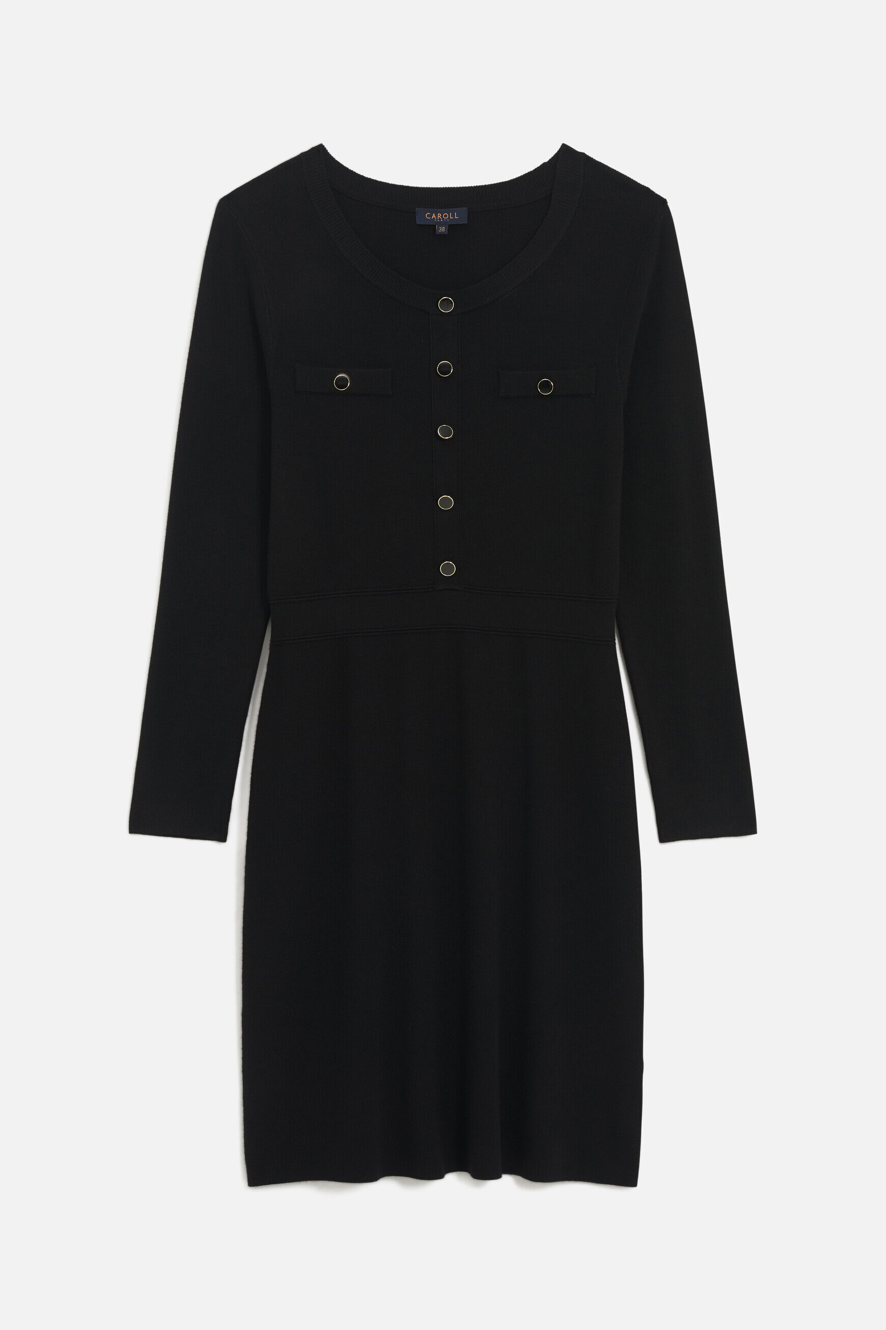 Robe raya noir femme