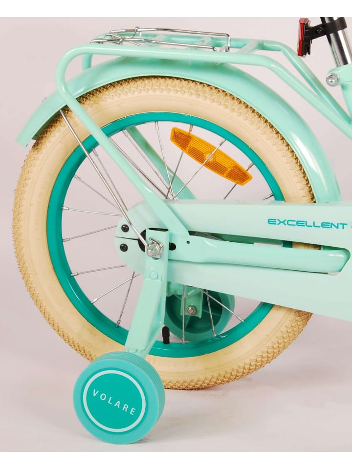 Volare Kinderfahrrad Excellent Fahrrad für Mädchen 16 Zoll Kinderrad in Grün 4 Jahre günstig kaufen onesize