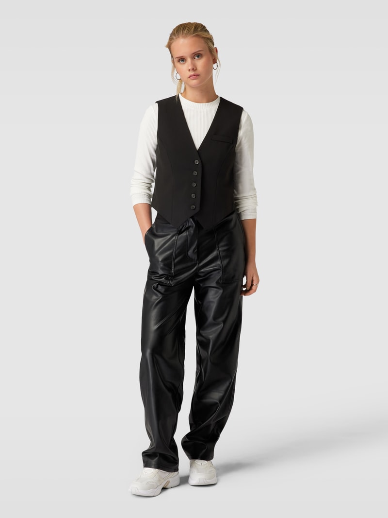 Hose in Leder-Optik Modell 'FAUX LEATHER' in black