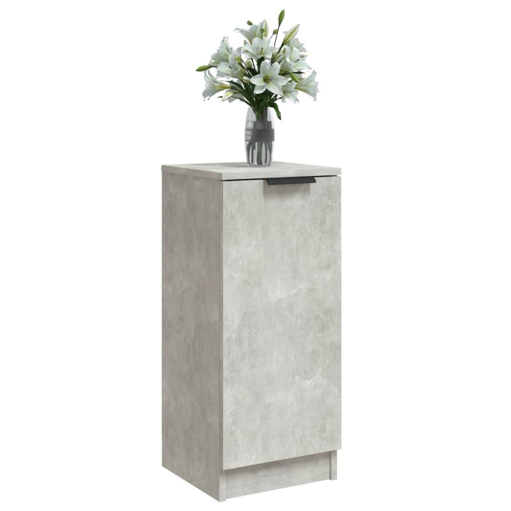 vidaXL Anrichte Sideboards 2 Stk Betongrau 30x30x70 cm Holzwerkstoff