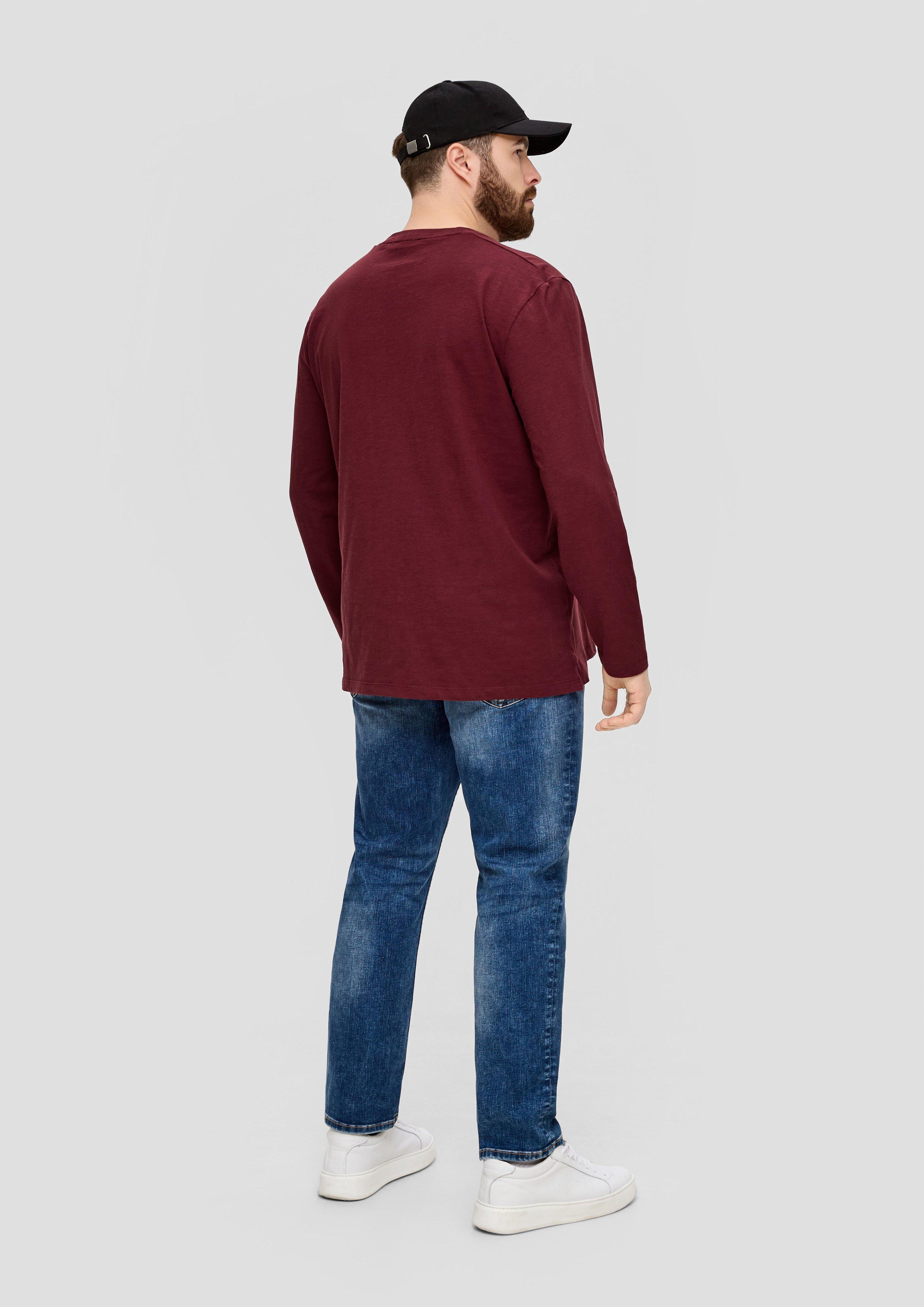 Longsleeve mit Flammgarnstruktur  2143247-3976