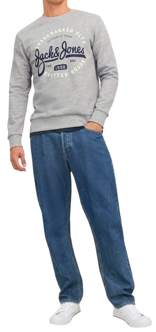 Jack & Jones Sweatshirt (2er-Pack) flauschiger Print Logo Pullover