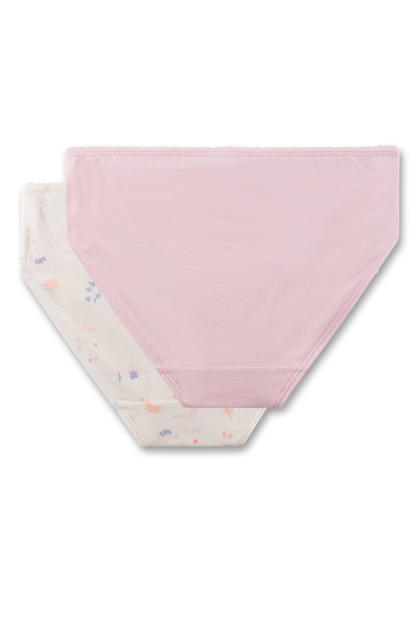 Mädchen-Slips (Doppelpack) off-white & rosa