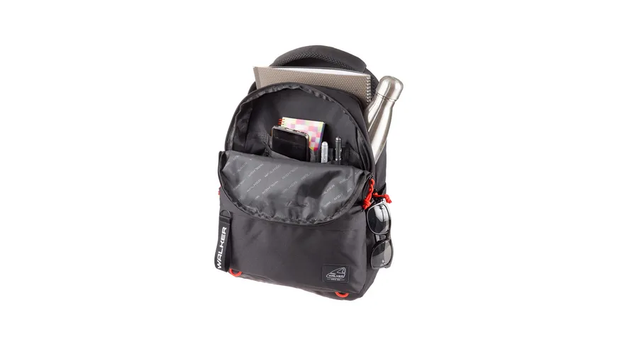 WALKER Rucksack Alpha Black Melange