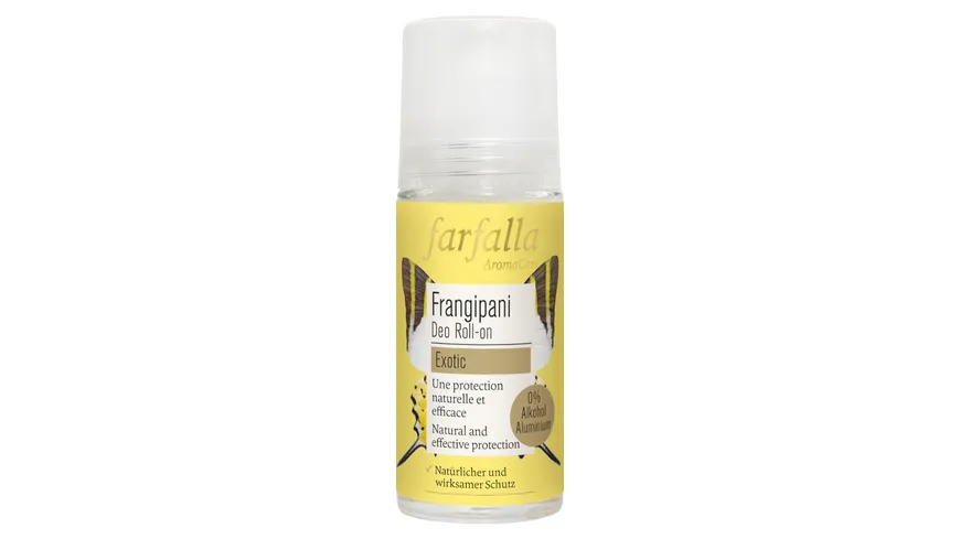 Farfalla Frangipani Blumig-sanfter Deo Roll-on 50 ml