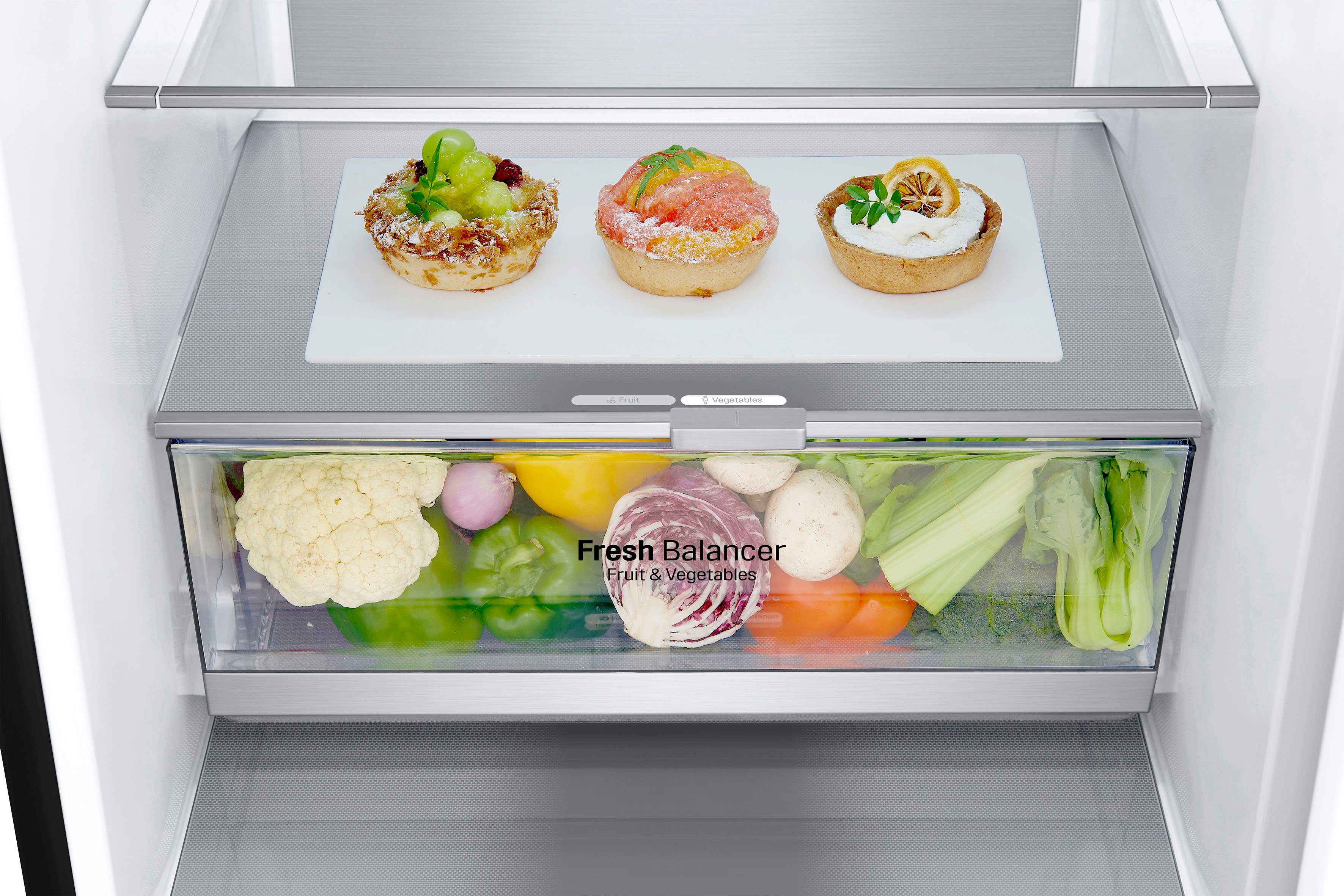 LG Kühl-/Gefrierkombination GBB92MCB1P, 203 cm hoch, 59,5 cm breit, nur 99kWh Jahresverbrauch