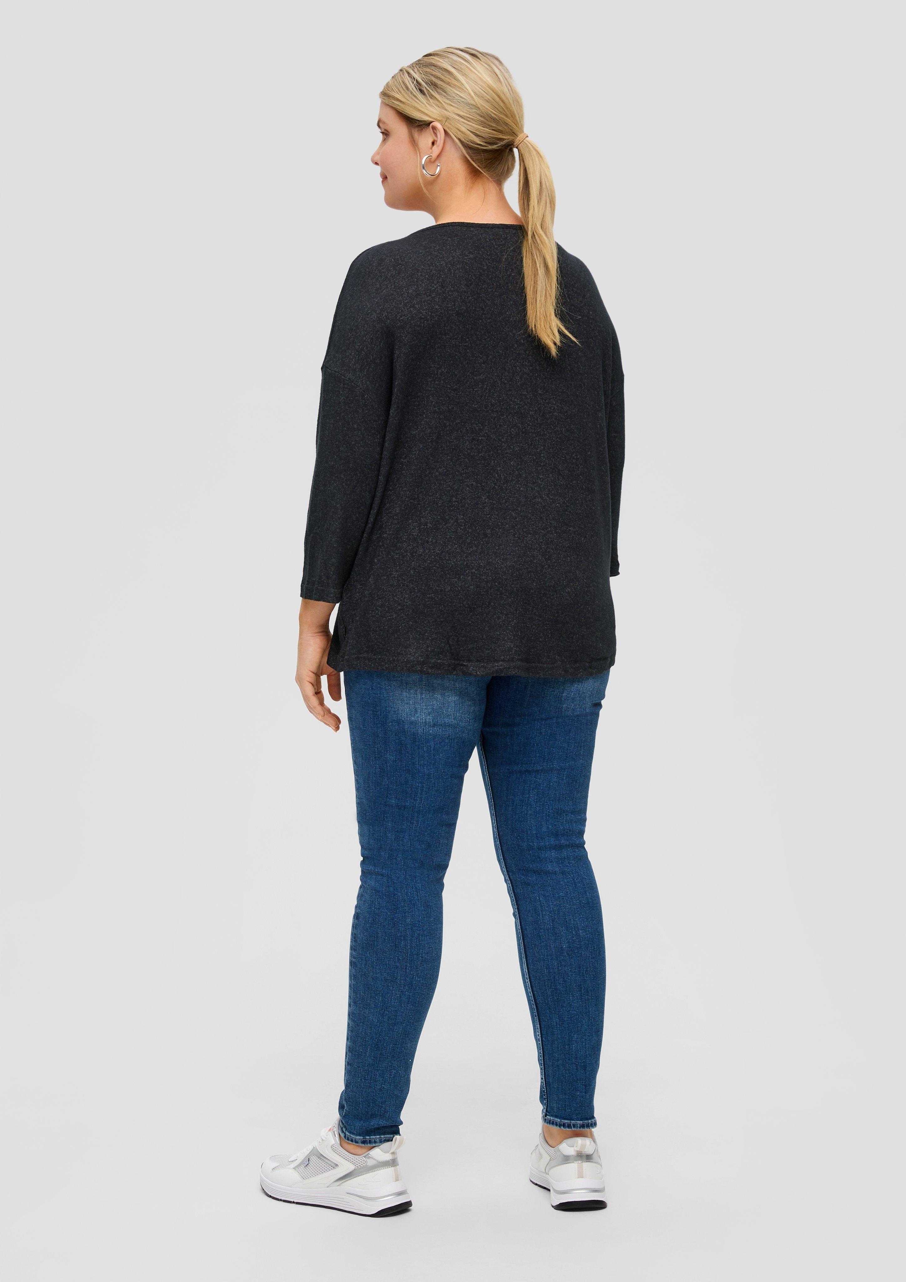 Viskosemixshirt mit 3/4-Ärmeln  2149143-99W0