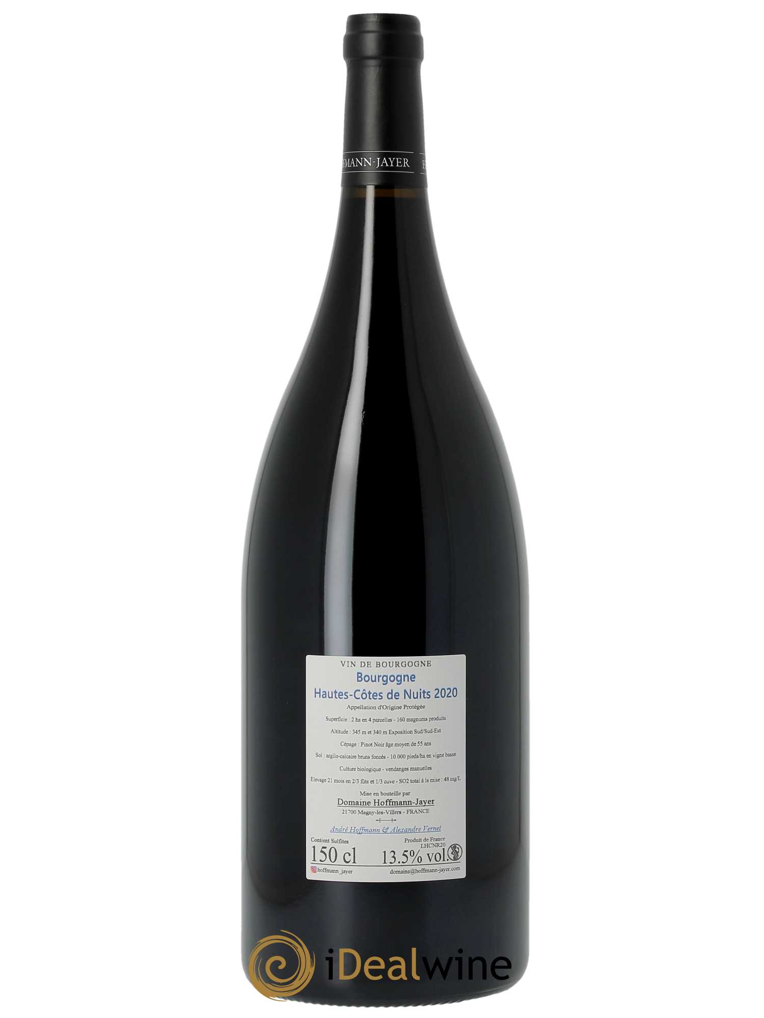Hautes-Côtes de Nuits Hoffmann-Jayer (anciennement Jayer-Gilles)  2020 - Lot de 1 Magnum