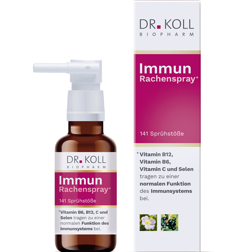 IMMUN RACHENSPRAY Dr.Koll Gemmo Komplex Vit.B6 B12  20 ml  Spray