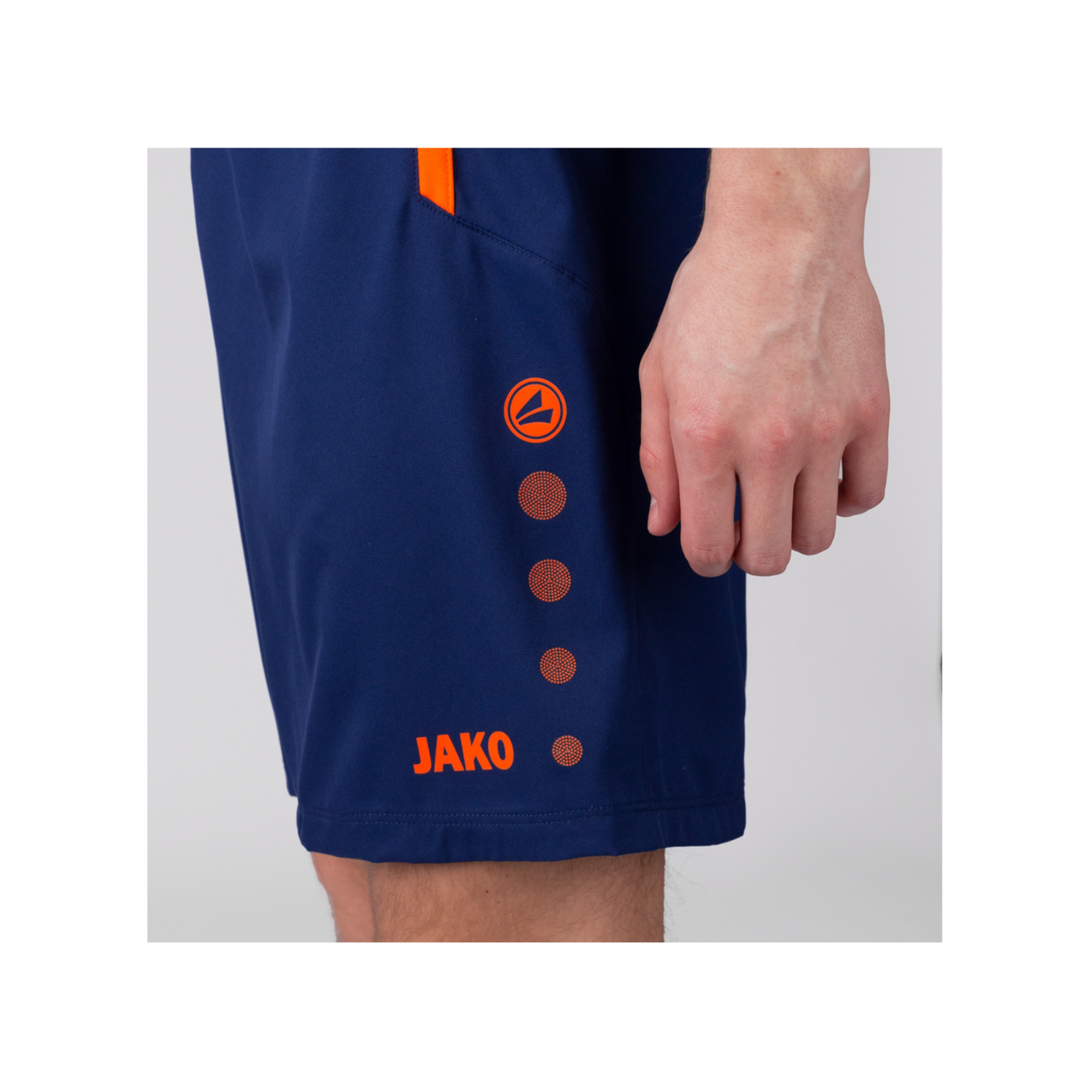 JAKO Allround Trainingsshort Blau Rot F932