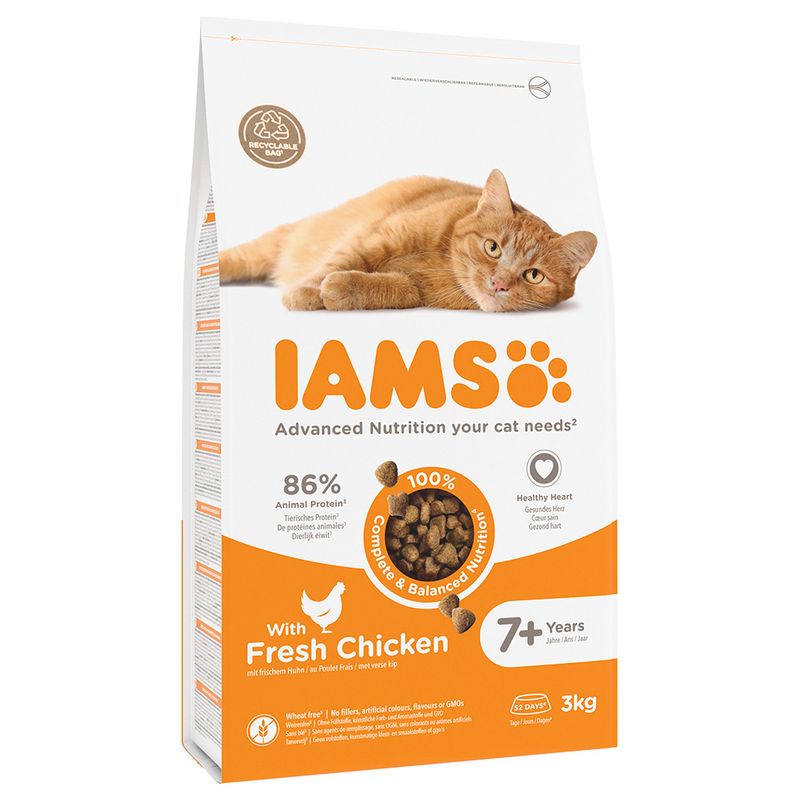 IAMS Advanced Nutrition Senior Cat mit Huhn