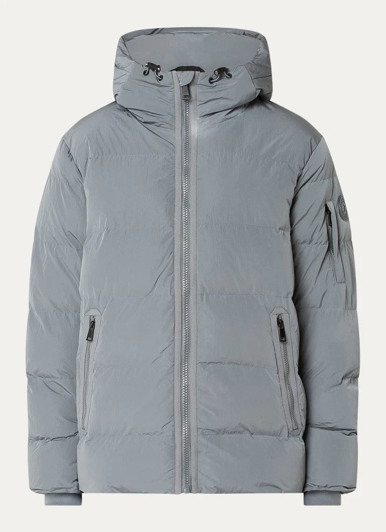 Airforce Morris puffer jacket with zip pockets