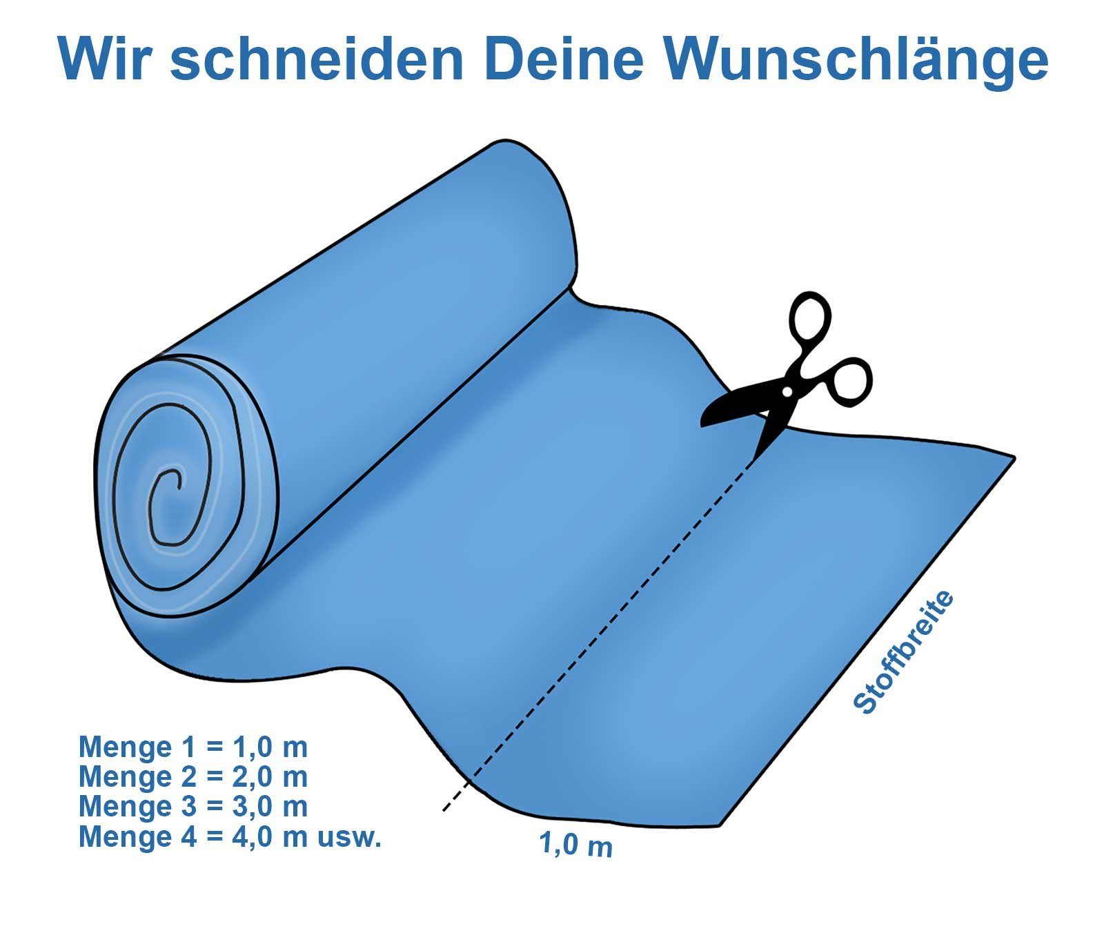 maDDma Stoff Organza Tüll Kostümstoff Chiffon Floristik 1 x 1,4 m Meterware, gold