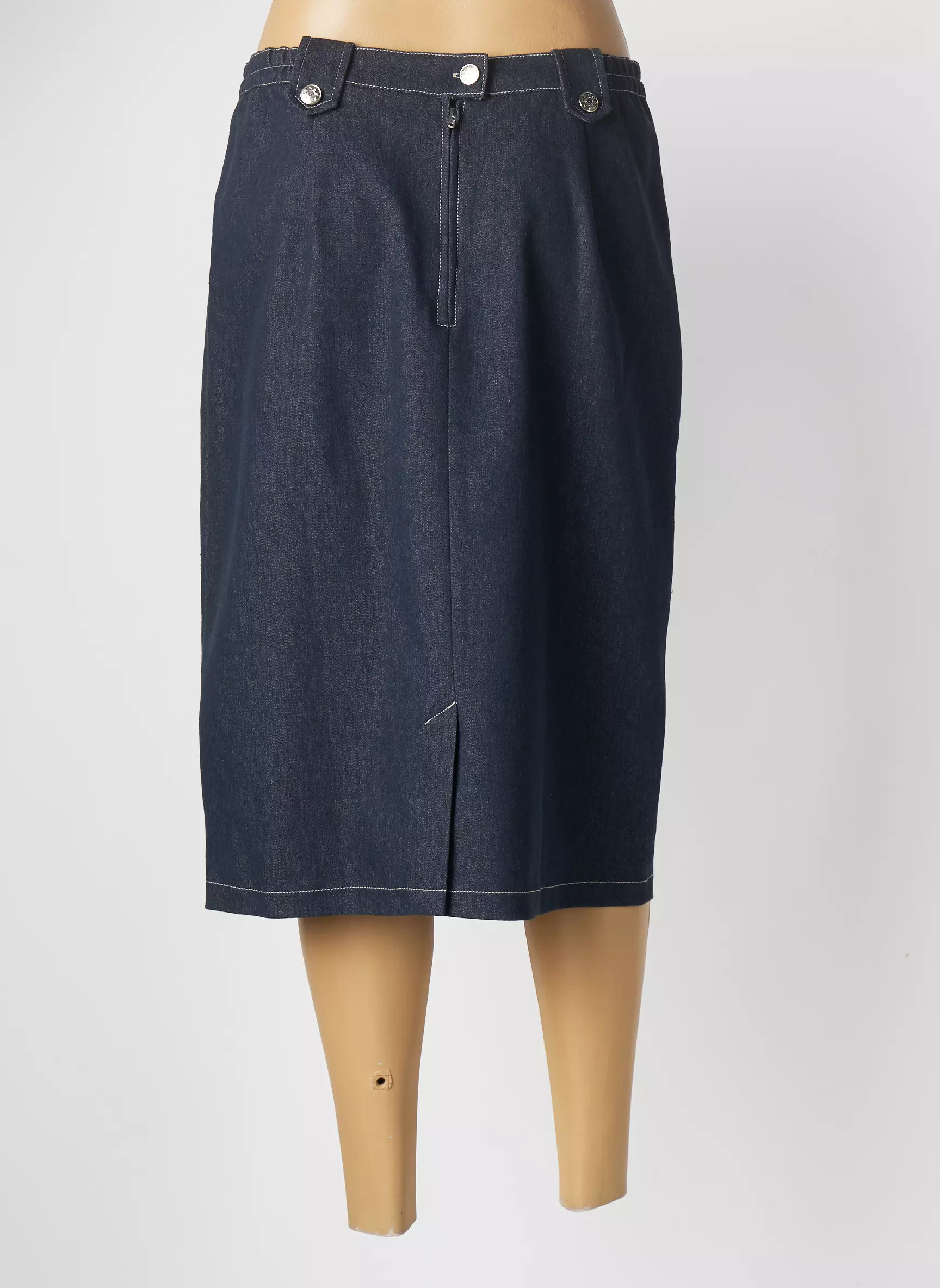 20 20 Jupes Mi Longues Femme couleur bleu