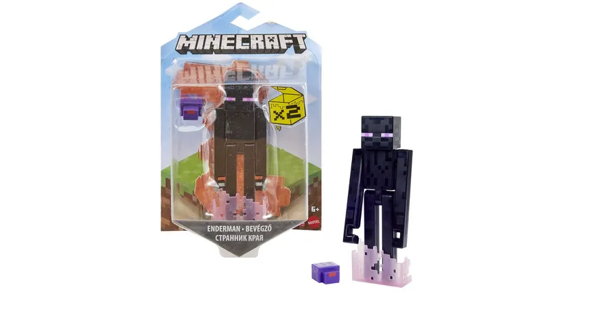Minecraft Craft-A-Block Figuren aus dem Sortiment, authentischer Charakter aus dem Videospiel, 1 Stück, sortiert