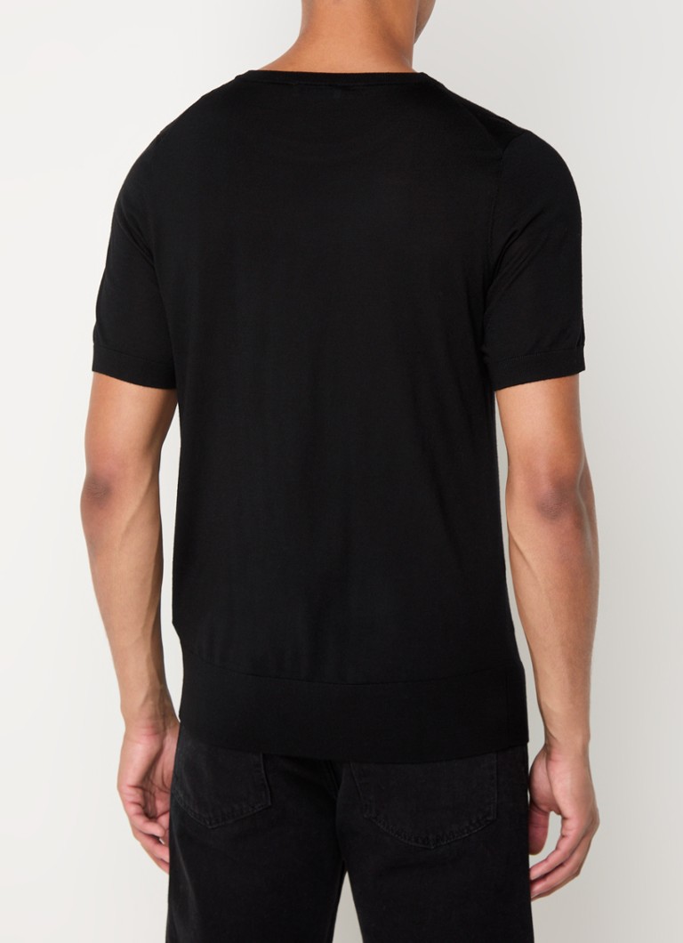 T-shirt Sandro in lana a maglia fine