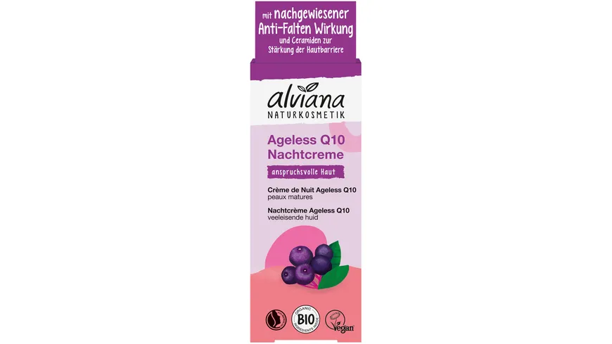 alviana Nachtcreme Ageless Q10 50 ml