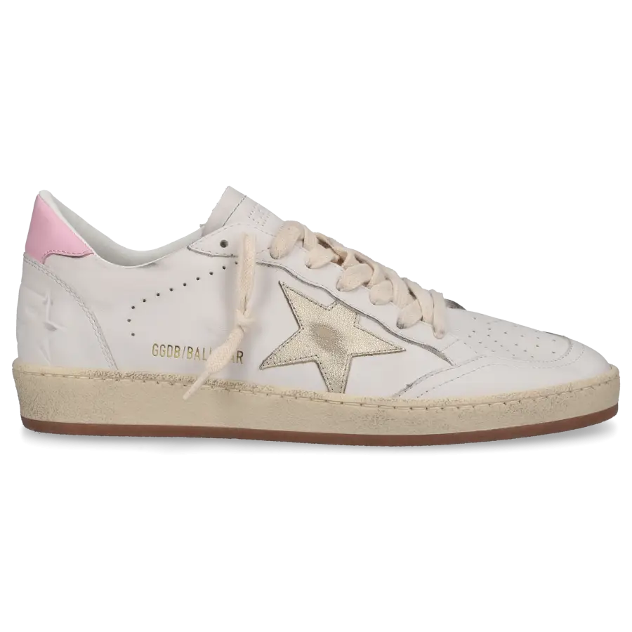 Golden Goose - Damenschuhe BALL STAR Kalbsleder - weiß