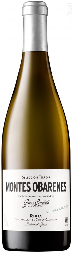 Montes Obarenes Gomez Cruzado Vin Blanc●Rioja Alavesa 2017 75cl
