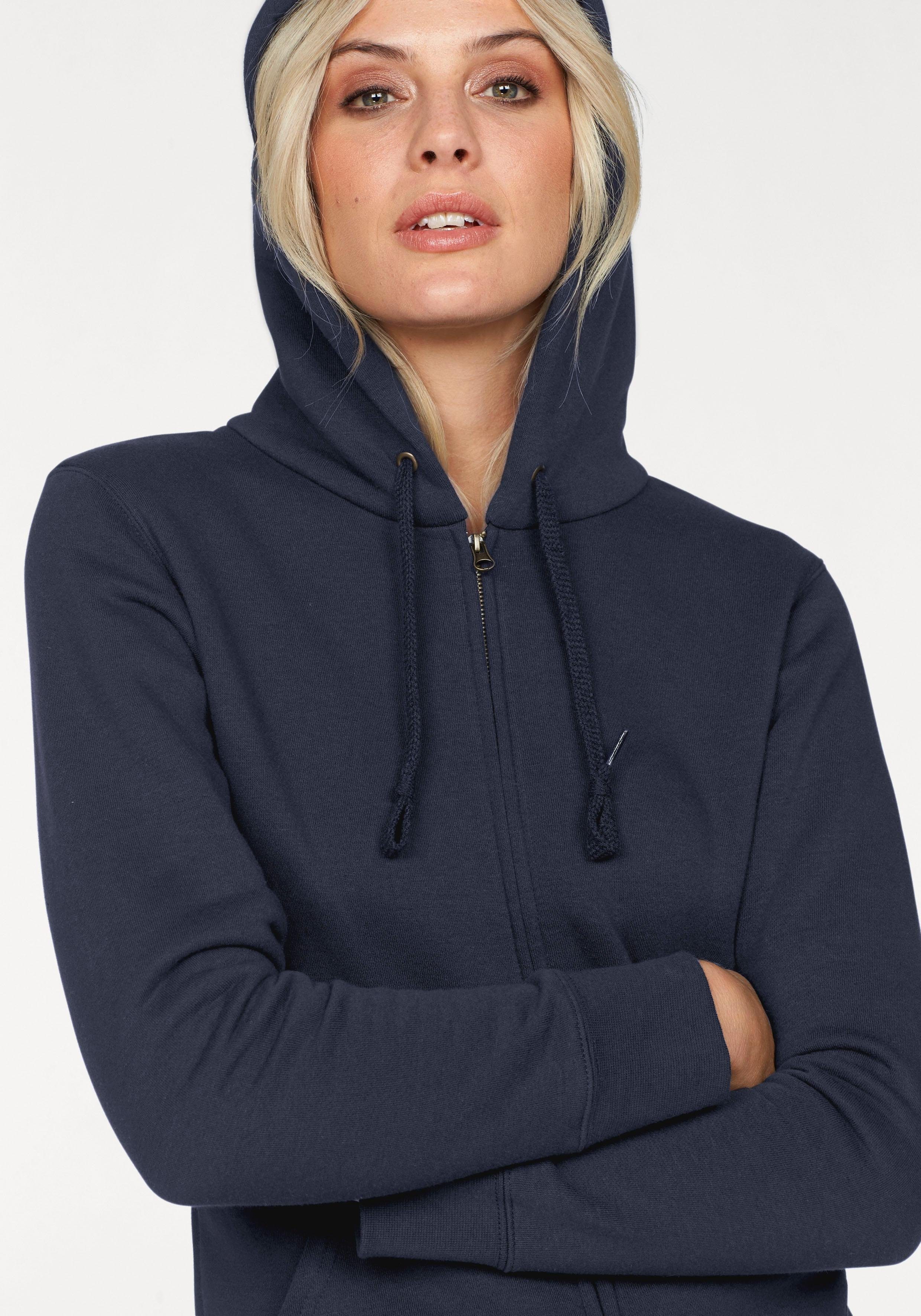 Fruit of the Loom Kapuzensweatshirt Lady-Fit Premium hooded Sweat Jacket