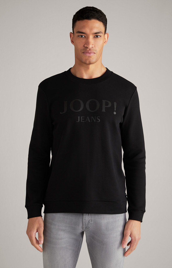Sweatshirt Alfred in Schwarz