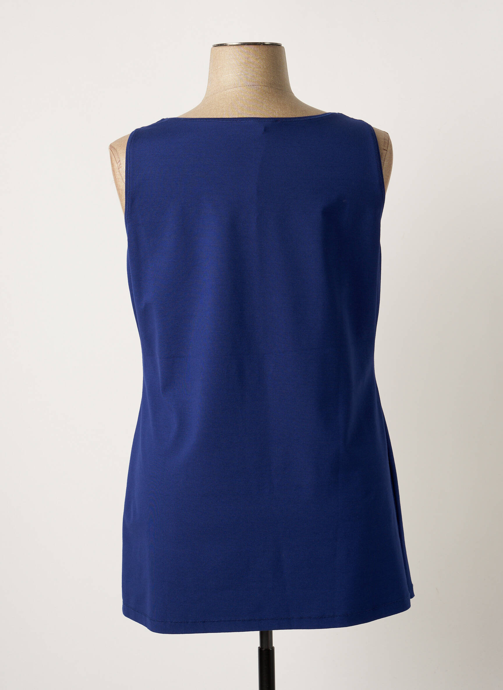Vetono Tuniquesansmanche Femme couleur bleu