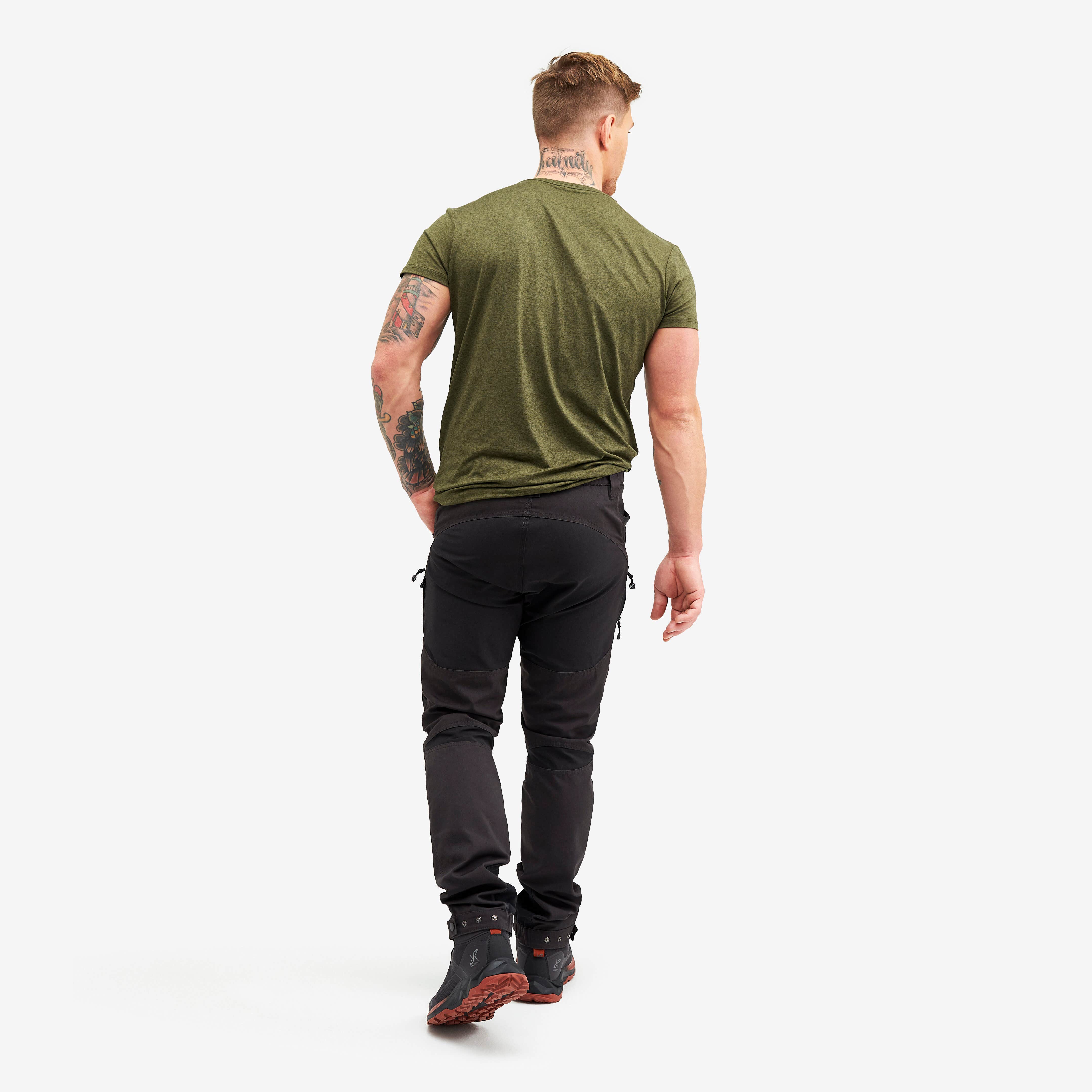 Vagabond Tee Homme Dark Olive Melange