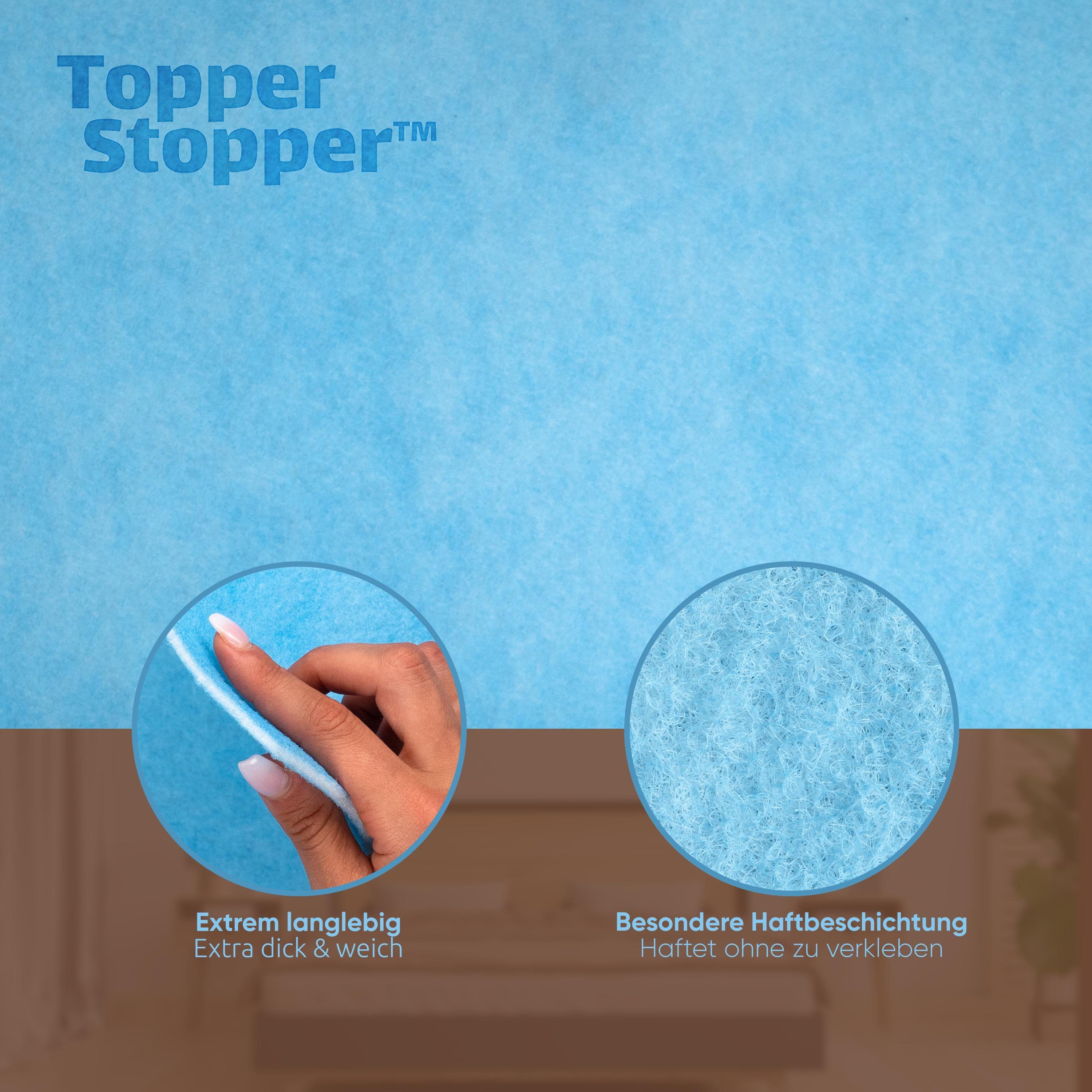 Matratzenschoner Topper Stopper, Antirutschmatte Boxspringbett & Matratze Topper Stopper, Ohne Weichmacher, Ohne PVC, Ohne Lösungsmittel, Allergikergeeignet