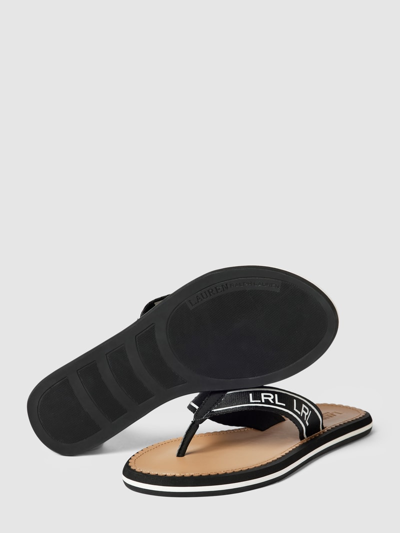 Zehentrenner mit Label-Details Modell 'ROXXY' in schwarz