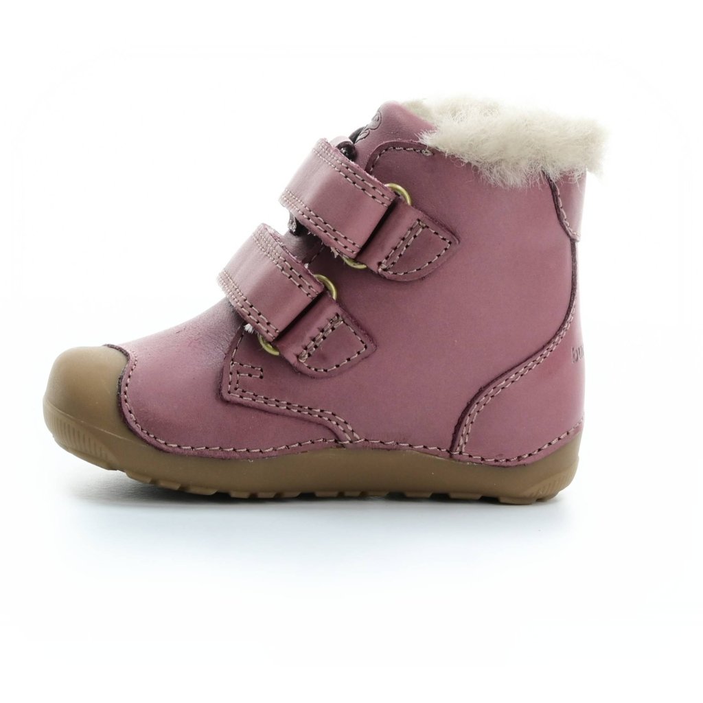 Bundgaard Petit Mid Lamb Dark Rose dunkelrosa Barfuß-Stiefeletten
