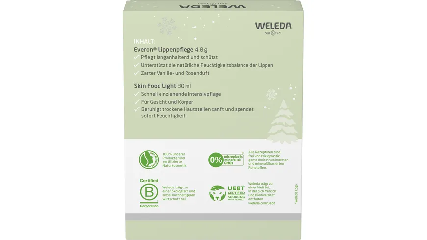 WELEDA Geschenk der Natur Skinfood Light & Everon Geschenkpackung