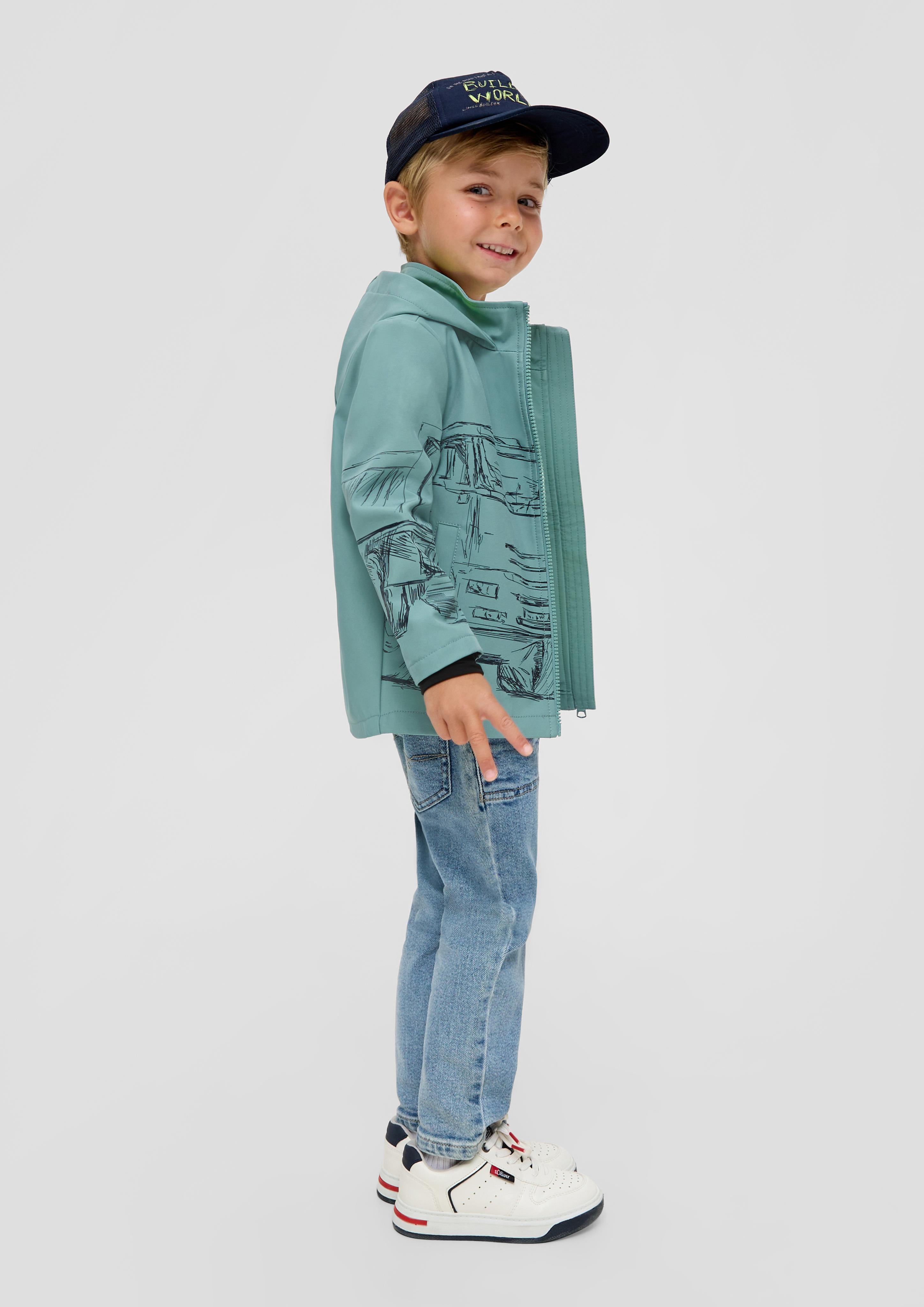 Softshelljacke mit Jerseyfutter  2140436-6554