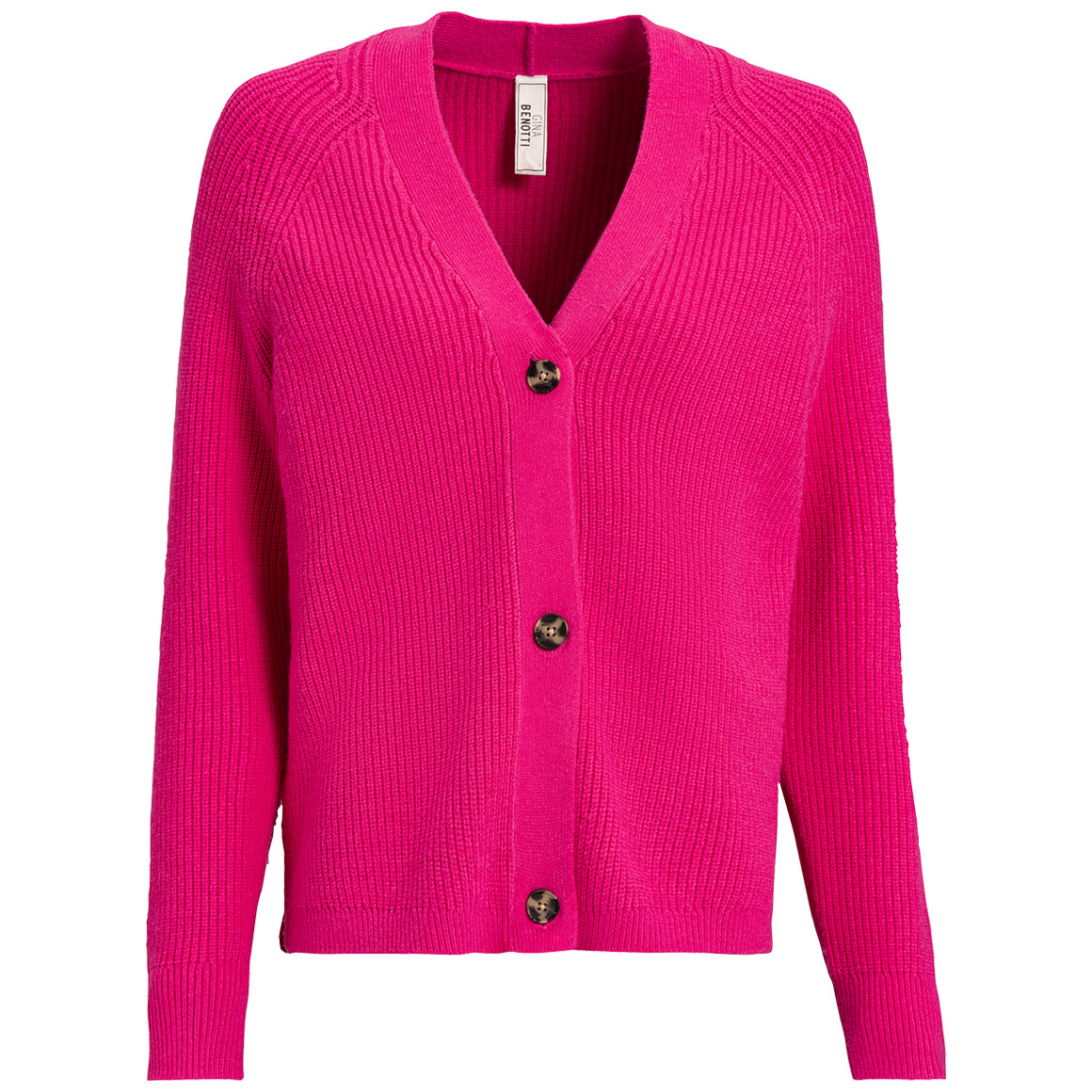 Damen Strickjacke mit V-Ausschnitt
