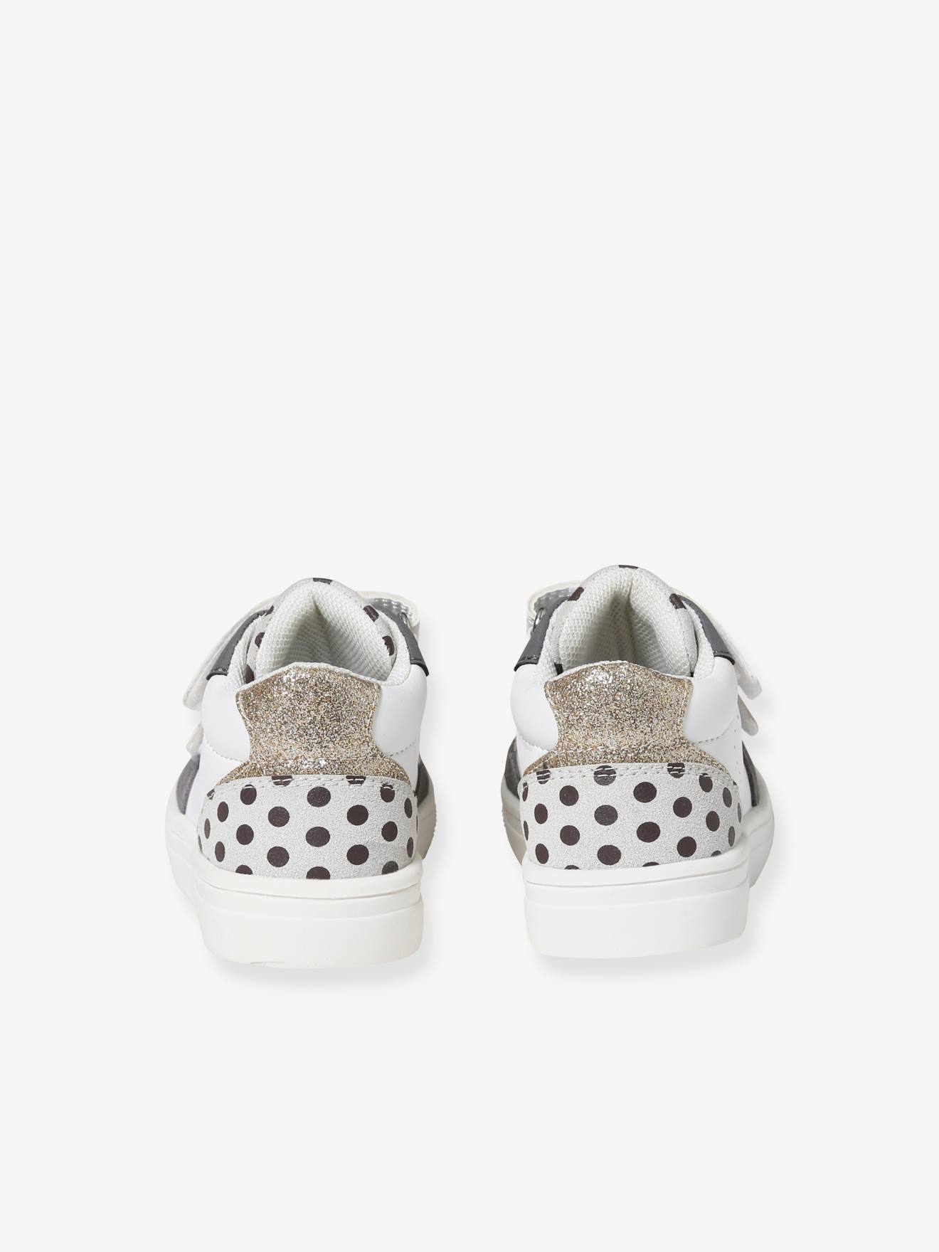 Vertbaudet Baby Klett-Sneakers - weiß