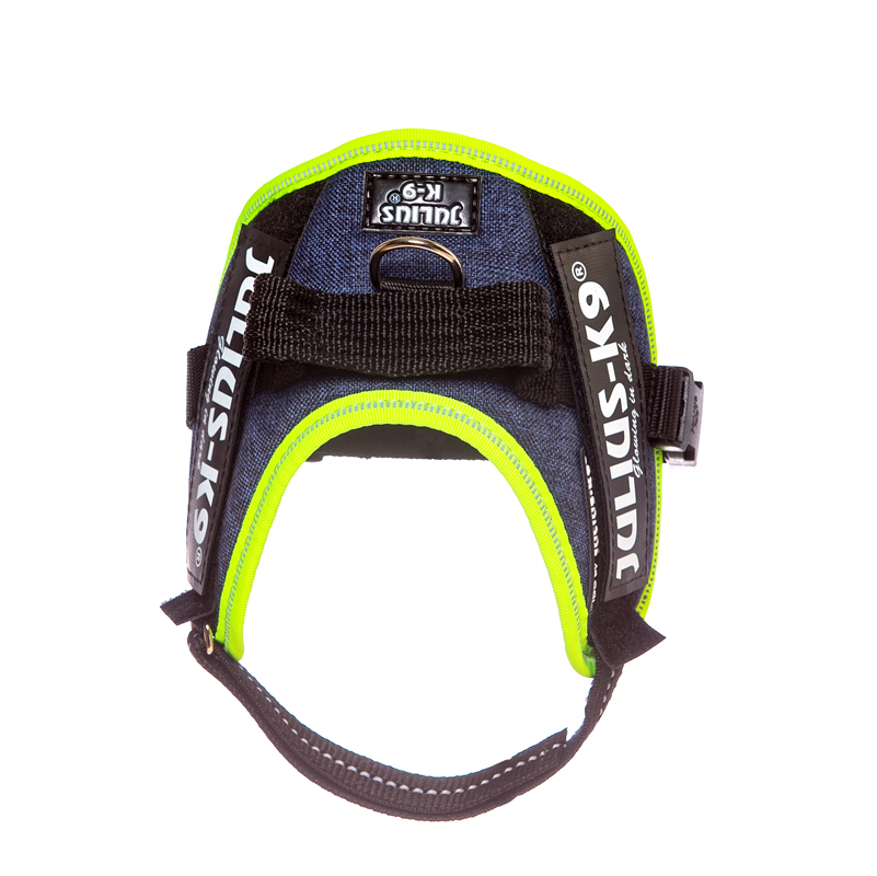 JULIUS-K9 Hundegeschirre JULIUS-K9 IDC Powergeschirr Mini neon mix blau klein